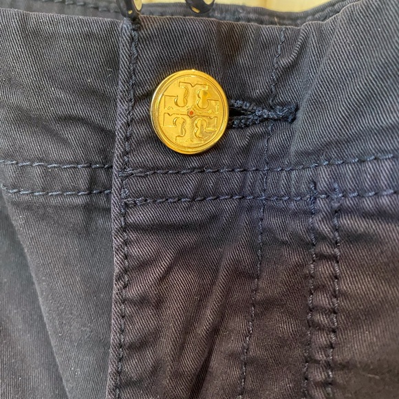 Tory Burch Black Fatigue Chino Straight Leg Pants, Size 27, Excellent Condition - Picture 7 of 7